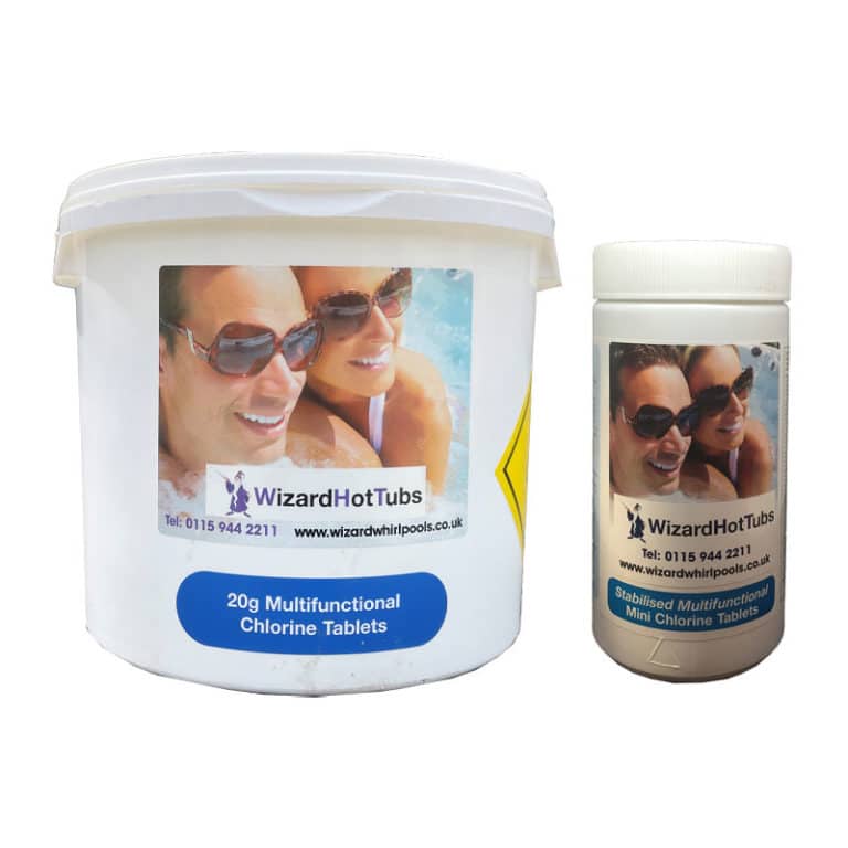 Wizard Multifunction Chlorine Tablets 1KG Wizard Hot Tubs