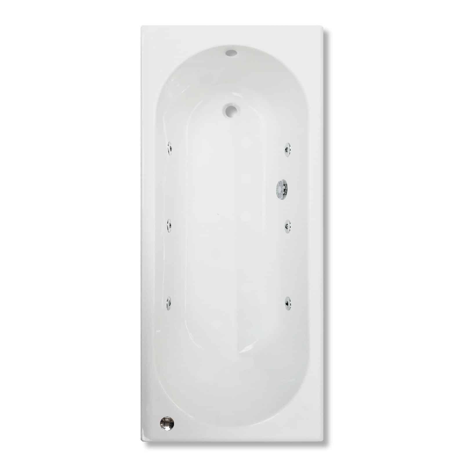 1700 x 700 6 Jet Whirlpool Bath Wizard Hot Tubs